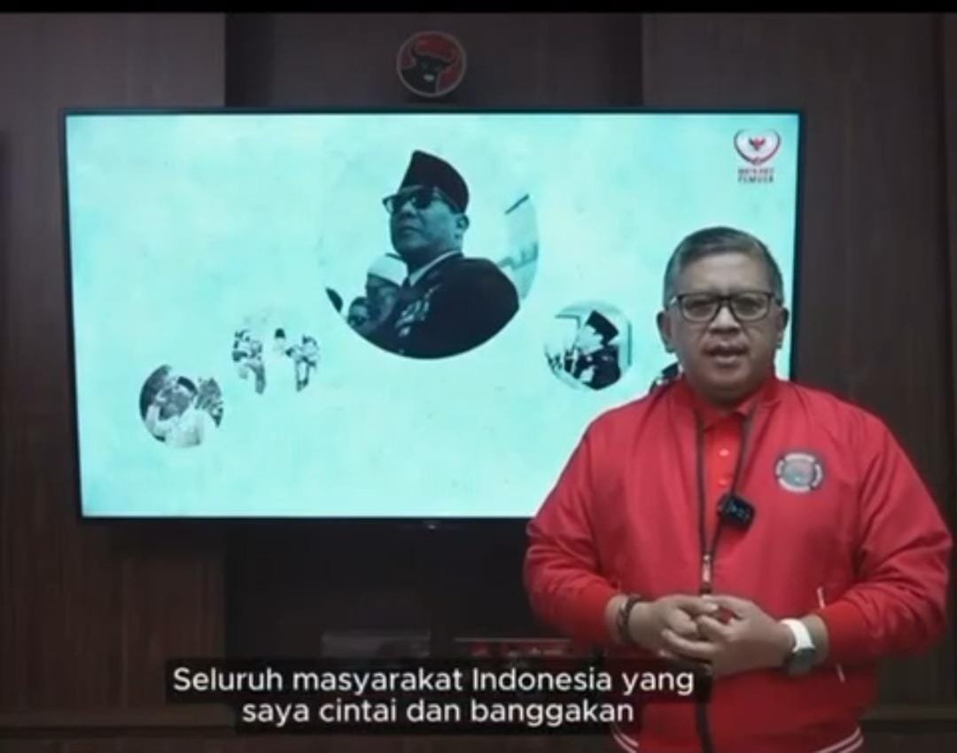 Pernyataan Sekjen PDIP, Hasto Kritiyanto usai ditetapkan oleh KPK menjadi tersangka (poto: IG @pdiperjuangan)