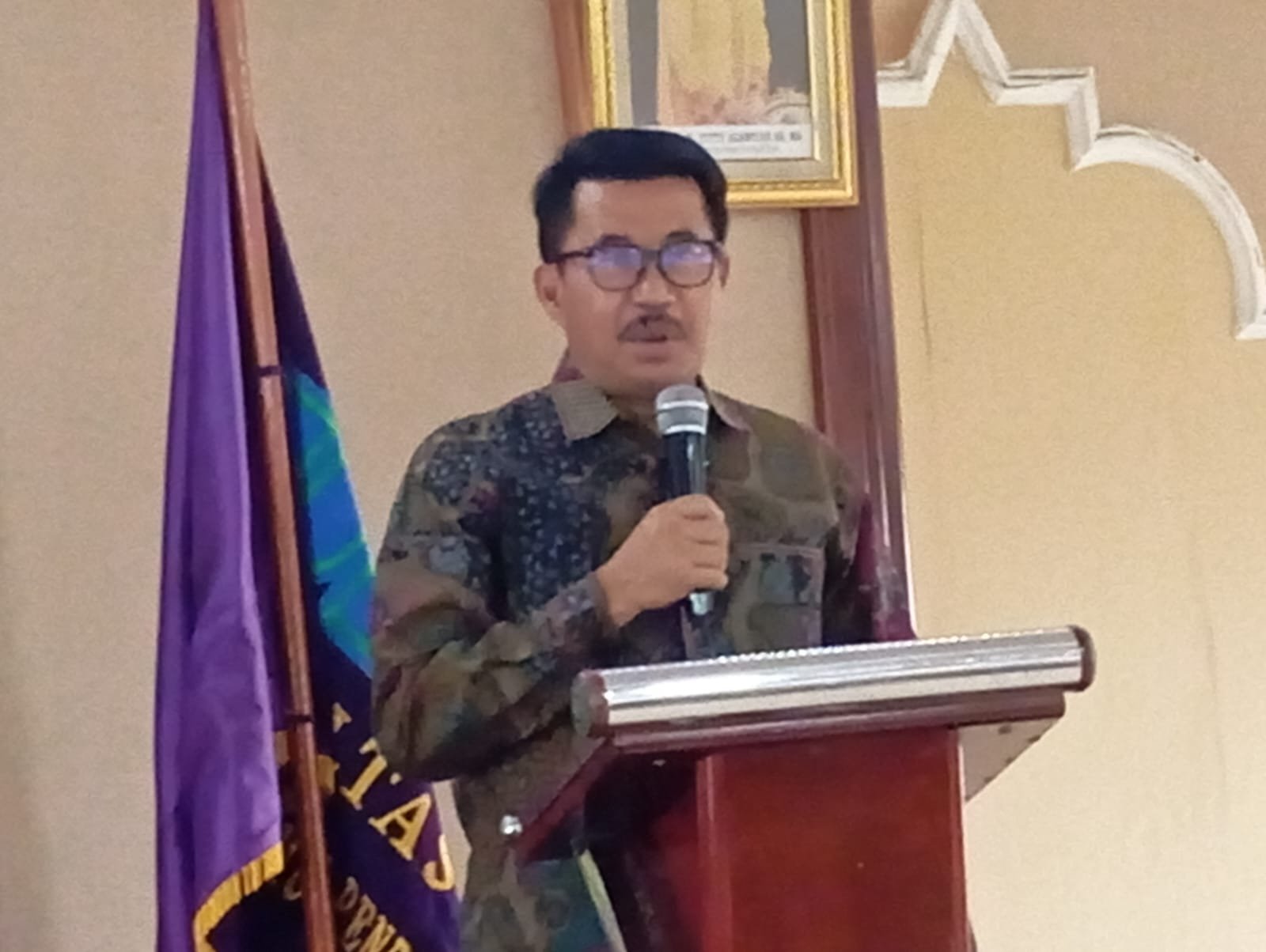 Rektor Universitas Islam As-Syafi’iyah (UIA), Prof. Dr. H. Masduki Ahmad, SH, MM