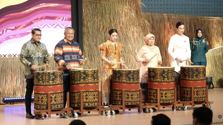 Pembukaan Karya Kreatif Indonesia (KKI) 2025 di Jakarta International Convention Center (JICC), Kamis, 7 Agustus 2025.