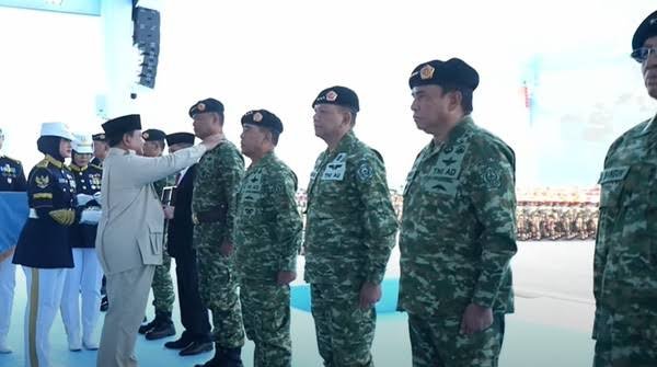 Pelantikan Wakil Panglima TNI. (dok. YouTube Setpres)