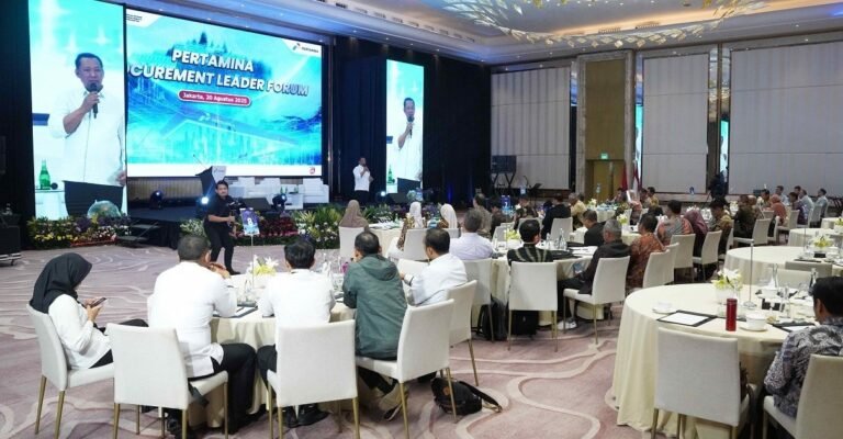 Pertamina Procurement Leader Forum di Hotel Saint Regis, Jakarta, Rabu (20/8/2025).