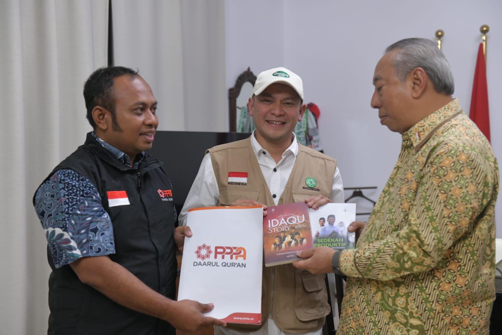 Delegasi Aksi Peduli Palestina asal Kota Tangerang tiba membawa amanah donasi umat