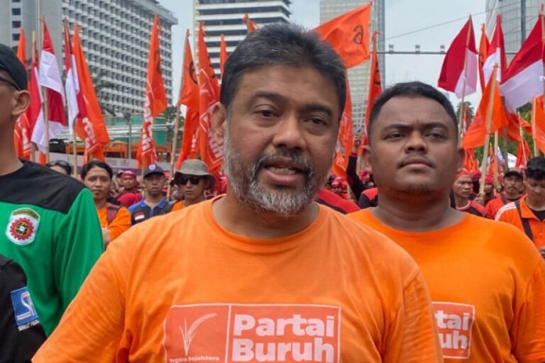Presiden Konfederasi Serikat Pekerja Indonesia (KSPI) Said Iqbal