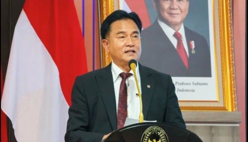 Menteri Koordinator Bidang Hukum, HAM, Imigrasi, dan Pemasyarakatan (Menko Kumham Imipas) Yusril Ihza Mahendra