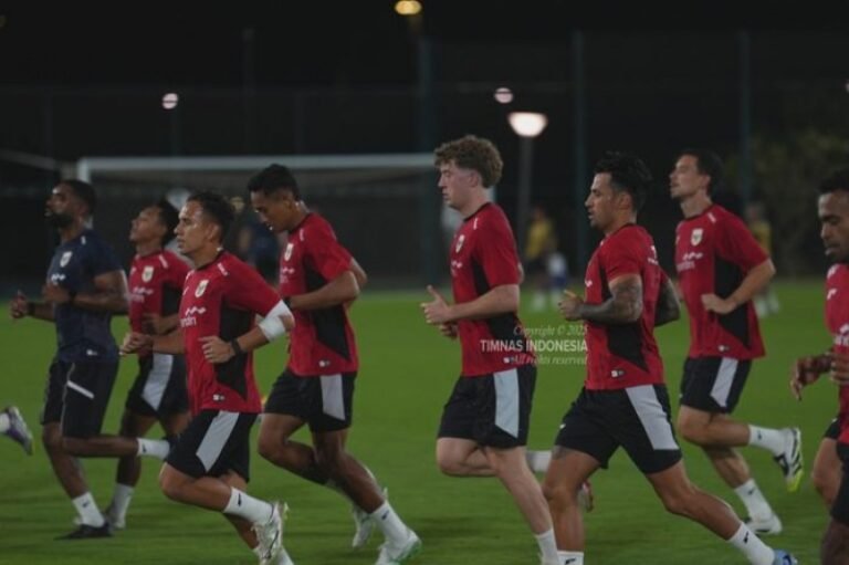 Latihan perdana Timnas Indonesia jelang menghadapi putaran keempat Kualifikasi Piala Dunia 2026 Zona Asia. (Photo: PSSI)