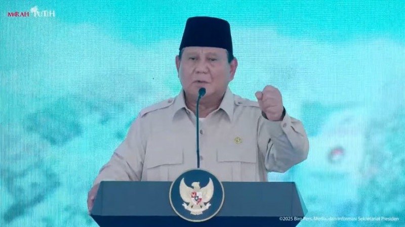 Presiden Prabowo Subianto. Foto: YouTube Setpres