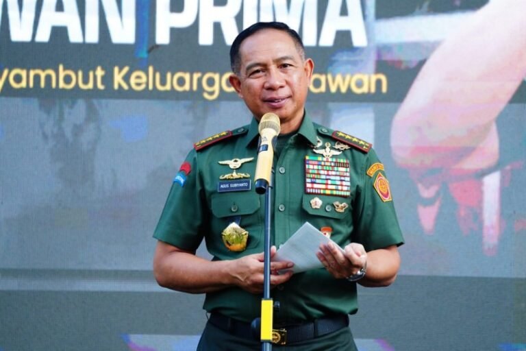 Panglima TNI Jenderal TNI Agus Subiyanto. Foto: ist