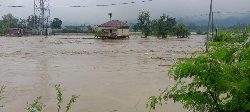 Banjir yang melanda Kabupaten Aceh Tenggara, pada Kamis (27/11/2025). Foto: BPBD Aceh Tenggara