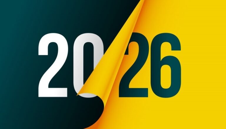 Gambar: Freepic (Paper curl style 2026 new year banner)