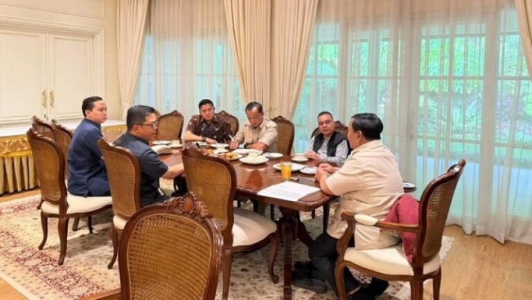 Pertemuan di rumah dinas presiden di Widya Chandra, Jakarta Selatan, Jumat (2/1/2026). Foto: Dok. Instagram Sekretariat Kabinet