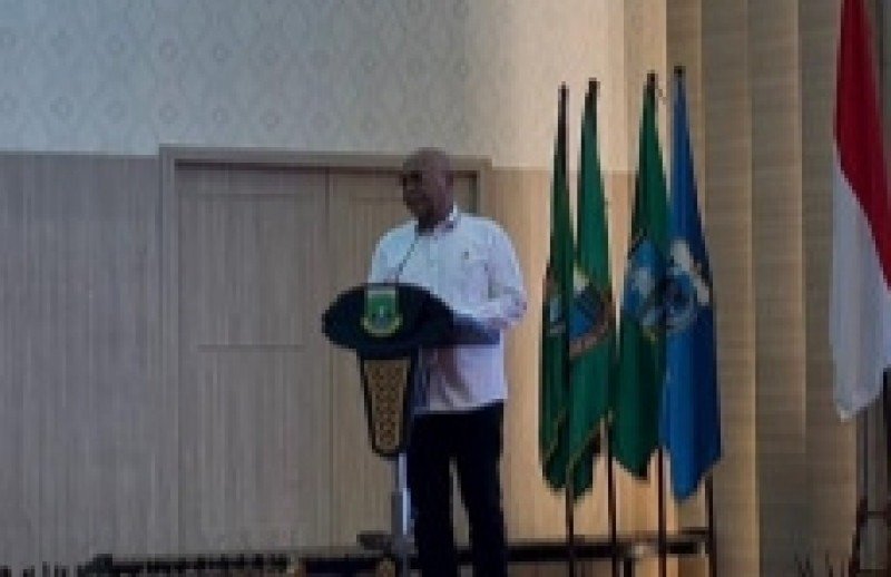 Ketua Umum PWI Akhmad Munir di Silaturahmi Wartawati Indonesia HPN 2026