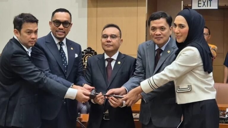 Ahmad Sahroni ditetapkan sebagai Wakil Ketua Komisi III DPR. Foto: Dok. Koordinatoriat Wartawan Parlemen