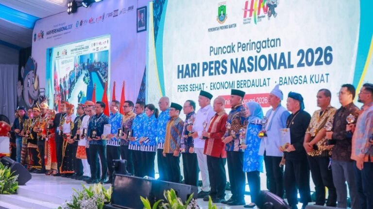 Puncak Peringatan Hari Pers Nasional 2026 di Banten. (Foto: Kominfo & Humas Pemkot Banten)
