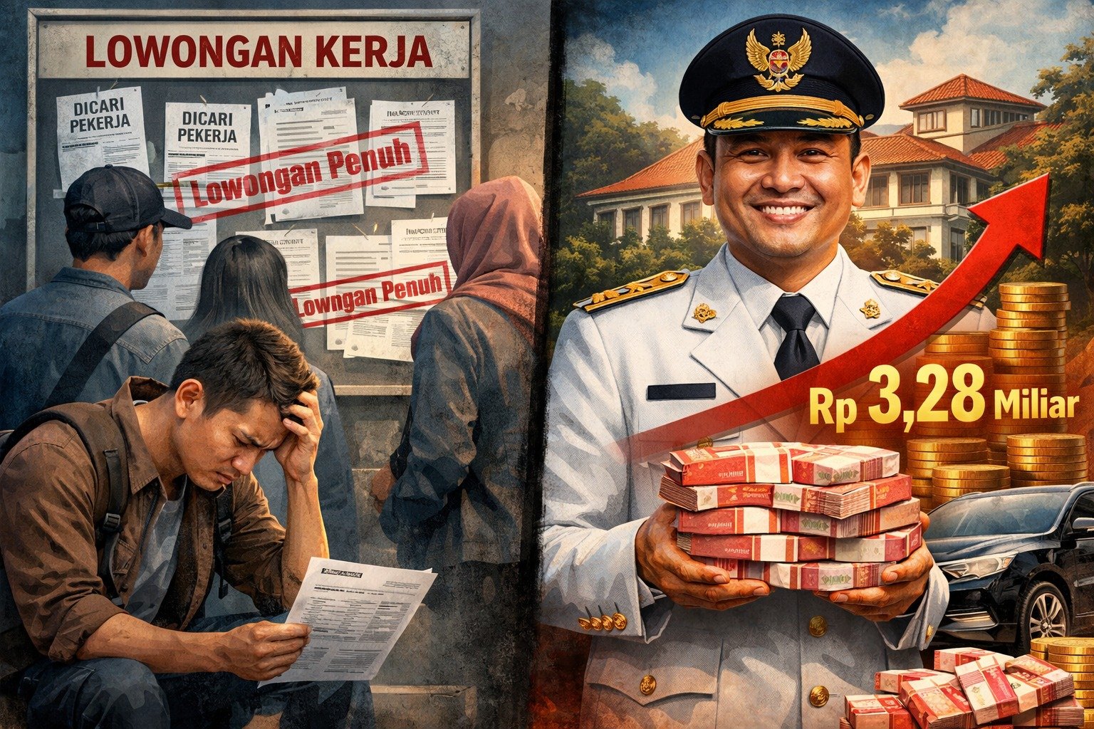 Sulit Cari Kerja Jadi Keluhan Utama Warga Kabupaten Bogor, Kekayaan Bupati Justru Disorot Naik Rp3,28 Miliar