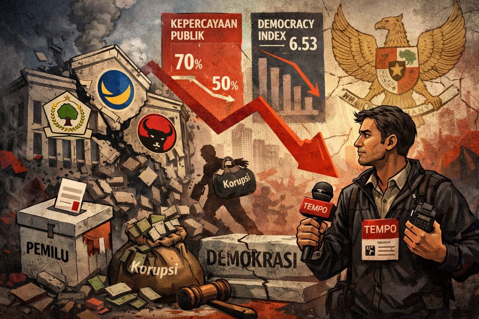 Kritik ke Tempo, Cermin Turunnya Kepercayaan Publik pada Partai Politik