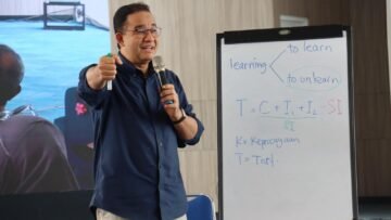 Anies Baswedan dalam forum pendidikan bertajuk “Integritas Karakter, Kompetensi, & Teknologi dalam Pendidikan di Indonesia” di Universitas Paramadina Kampus Cipayung, Jakarta Timur, Rabu (6/5/2026). Foto: Istimewa