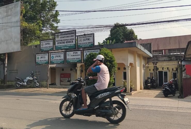 Kantor Desa Gunung Sindur. ( Foto. Dok. MonitorUpdate.com/Senin11 Mei 2026)