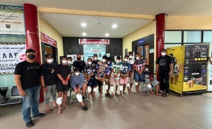 Penangkapan 11 Orang dari Kampung Narkoba Samarinda. Foto: Dok istimewa