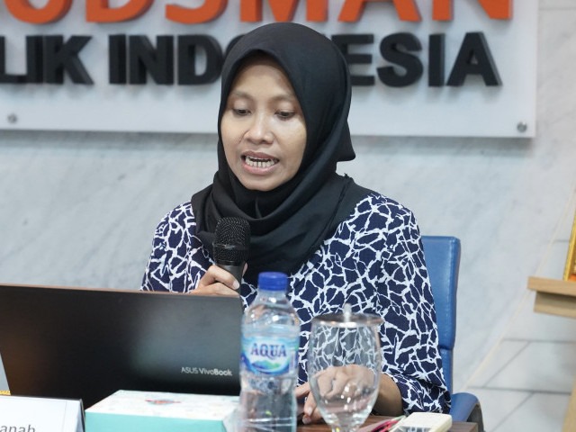 Kepala Keasistenan Utama II Bidang Hukum, HAM, Imigrasi, dan Pemasyarakatan Ombudsman RI, Siti Uswatun Hasanah