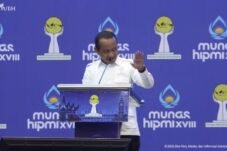 Menteri ESDM, Bahlil Lahadalia saat Pembukaan Munas HIPMI XVIII di Bandar Lampung, (10/6/2026). Foto: Tangkapan Layar Youtube/Sekretariat Presiden