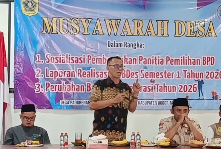 Musyawarah Desa (Musdes) Padurenan yang digelar pada Sabtu (4/7/2026).