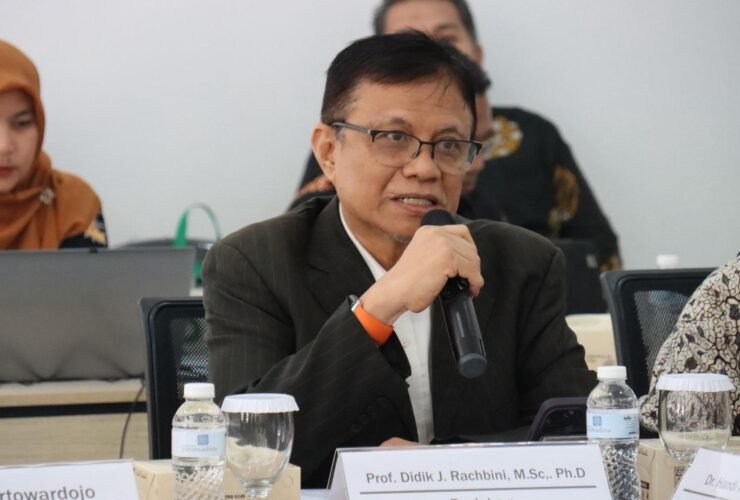 Ekonom senior sekaligus Rektor Universitas Paramadina, Prof. Didik J. Rachbini