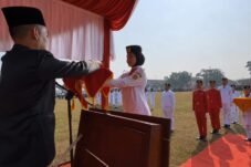 Peringatan HUT Kemerdekaan Republik Indonesia ke-81 tingkat Kecamatan Tajurhalang di lapangan Inkopad, Desa Sasak Panjang, Senin(17/8/2026). (Foto: Ist)