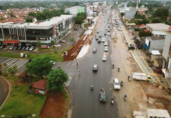 Pemkot Tangsel terus menigkatkan pembangunan dan memperkuat infrastruktur jalan. (Foto: Dok. Humas Kominfo)