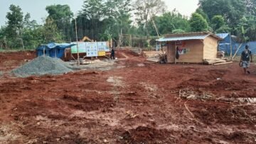 Pembangunan SMAN 2 Tajurhalang di Desa Sasakpanjang sudah dimulai. (Foto: Dok.MonitorUpdate.com/ Senin , 28 September 2026)