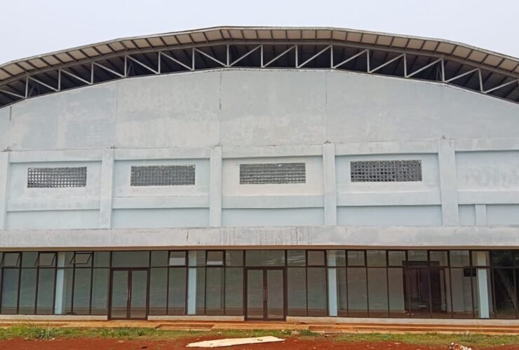 Bangunan Gelanggang Olahraga Masyarakat (GOM) Kecamatan Rancabungur, Kabupaten Bogor. (Foto: Dok. MonitorUpdate.com)