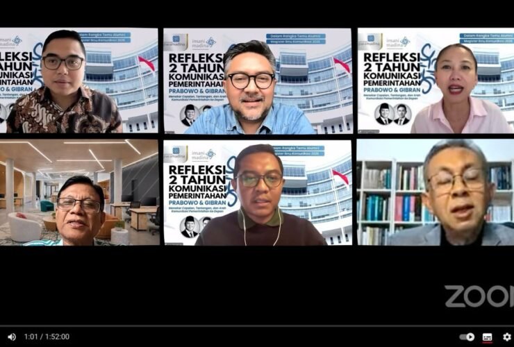 Foto: Tangkapan Layar Zoom Meeting Universitas Paramadina