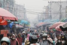Kondisi Palembang akibat kebakaran hutan dan lahan, Kamis (8/10/2026). Foto: Dok. BNPB